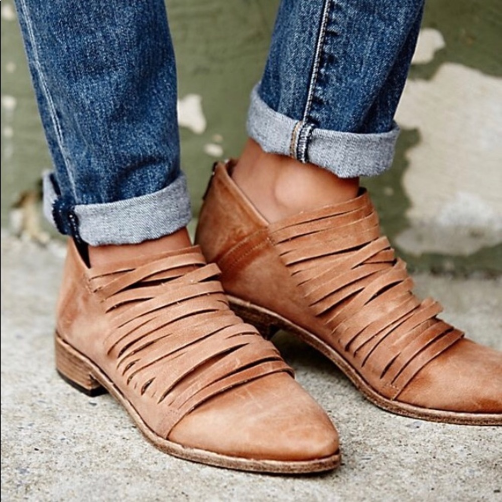 NEVER WORN - Free People Lost Valley Ankle Bootie